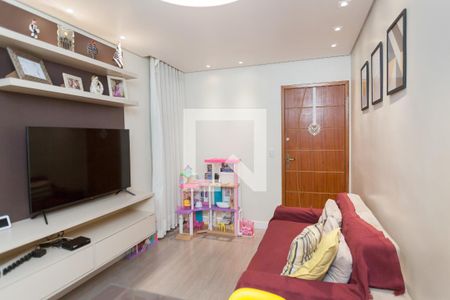 sala de apartamento à venda com 2 quartos, 63m² em Linda Vista, Contagem