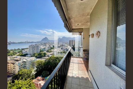 Varanda da Sala de apartamento à venda com 2 quartos, 85m² em Jardim Botânico, Rio de Janeiro