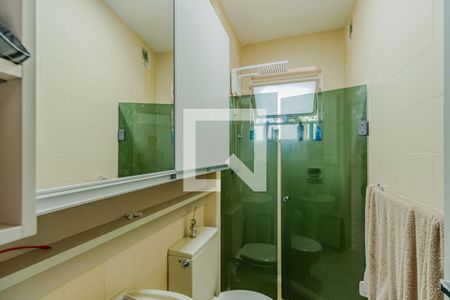 Banheiro de apartamento à venda com 1 quarto, 49m² em Santa Tereza, Porto Alegre