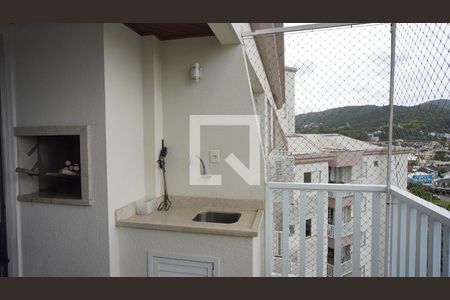 Varanda da Sala de apartamento para alugar com 2 quartos, 102m² em Itacorubi, Florianópolis