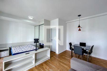 Sala de apartamento para alugar com 1 quarto, 50m² em Vila Regente Feijó, São Paulo