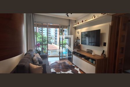 Sala de apartamento à venda com 2 quartos, 78m² em Santo Antônio, São Caetano do Sul