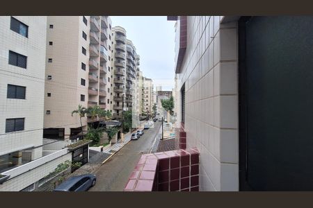 Vista da sacada de apartamento para alugar com 1 quarto, 42m² em Aviação, Praia Grande