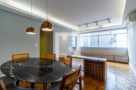 Sala de apartamento à venda com 1 quarto, 105m² em Jardim Paulista, São Paulo