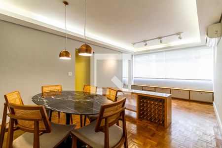 Sala de apartamento à venda com 1 quarto, 105m² em Jardim Paulista, São Paulo