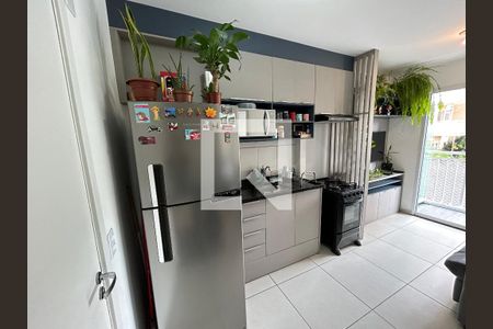 Cozinha de apartamento para alugar com 1 quarto, 26m² em Barra Funda, São Paulo