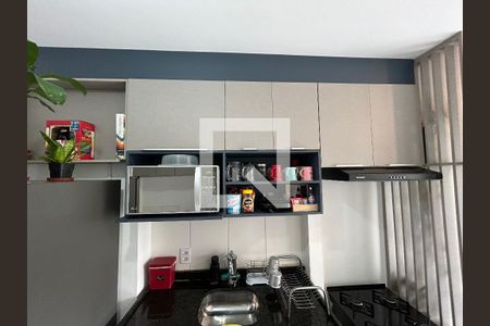 Cozinha de apartamento para alugar com 1 quarto, 26m² em Barra Funda, São Paulo