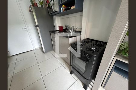 Cozinha de apartamento para alugar com 1 quarto, 26m² em Barra Funda, São Paulo