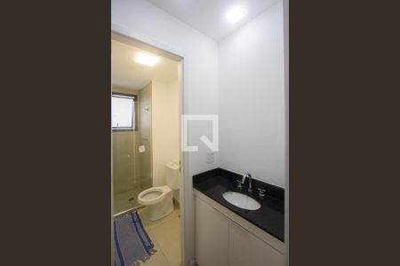 Banheiro de apartamento à venda com 1 quarto, 32m² em Jardim das Acacias, São Paulo