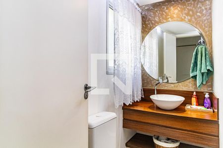 Lavabo de casa de condomínio à venda com 3 quartos, 142m² em Rio Pequeno, São Paulo