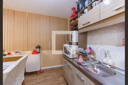 Sala/Cozinha de apartamento à venda com 2 quartos, 53m² em Estância Velha, Canoas