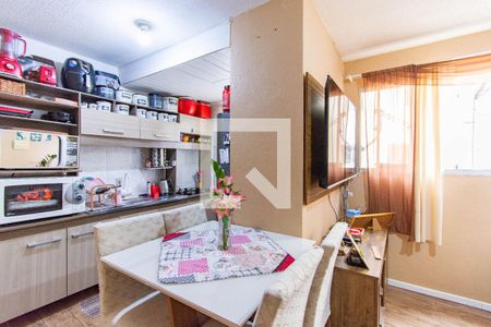 Sala/Cozinha de apartamento à venda com 2 quartos, 53m² em Estância Velha, Canoas