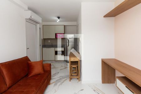 Sala/Cozinha de apartamento para alugar com 1 quarto, 27m² em Moema, São Paulo