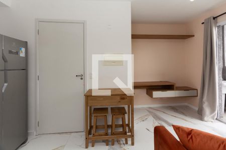 Sala/Cozinha de apartamento para alugar com 1 quarto, 27m² em Moema, São Paulo