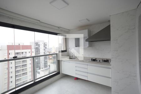 Varanda da Sala e cozinha de apartamento para alugar com 2 quartos, 65m² em Vila Mariana, São Paulo