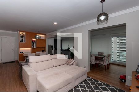 Sala de apartamento à venda com 3 quartos, 134m² em Vila Anastácio, São Paulo