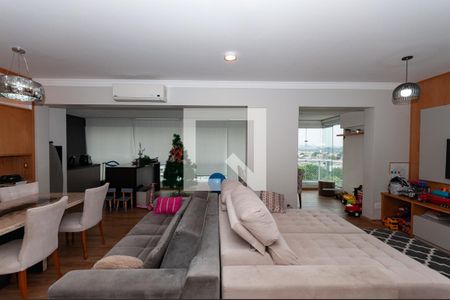 Sala de apartamento à venda com 3 quartos, 134m² em Vila Anastácio, São Paulo