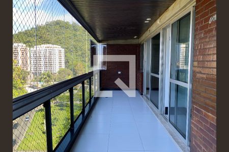 Detalhe da varanda da sala de apartamento à venda com 3 quartos, 160m² em Lagoa, Rio de Janeiro