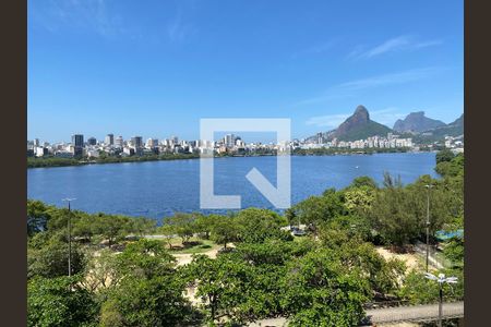 Vista da sala de apartamento à venda com 3 quartos, 160m² em Lagoa, Rio de Janeiro