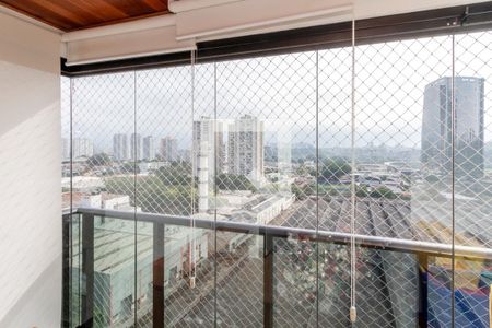 Varanda da Sala de apartamento à venda com 2 quartos, 82m² em Jardim Caravelas, São Paulo