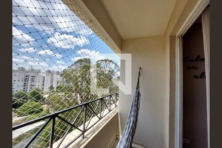 Varanda da Sala de apartamento à venda com 2 quartos, 64m² em Vila Isa, São Paulo