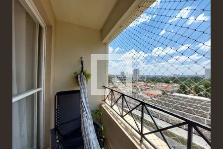 Varanda da Sala de apartamento à venda com 2 quartos, 64m² em Vila Isa, São Paulo