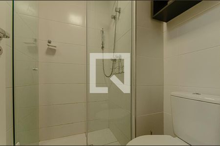 Banheiro de kitnet/studio à venda com 1 quarto, 25m² em Vila Mariana, São Paulo