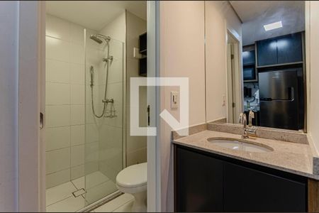 Banheiro de kitnet/studio à venda com 1 quarto, 25m² em Vila Mariana, São Paulo