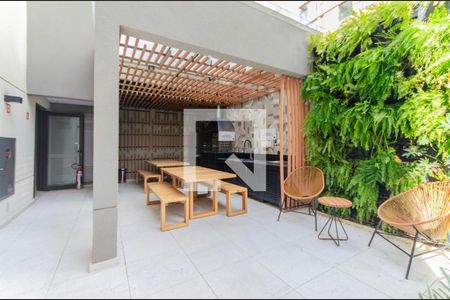 Studio para alugar com 25m², 1 quarto e sem vaga Studio para alugar com 25m², 1 quarto e sem vagaÁrea comum - Churrasqueira