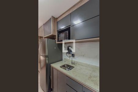 Cozinha de kitnet/studio à venda com 1 quarto, 25m² em Vila Mariana, São Paulo