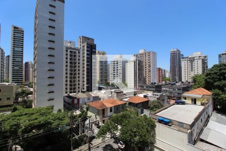 Vista da Sala de apartamento à venda com 1 quarto, 86m² em Vila Nova Conceição, São Paulo