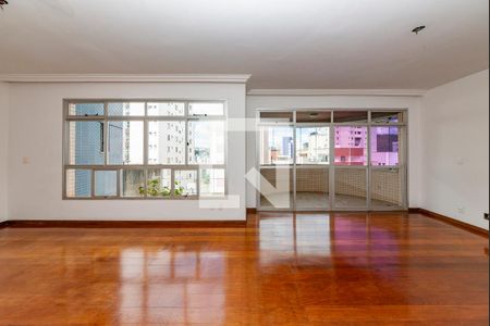 Sala de apartamento para alugar com 4 quartos, 160m² em Buritis, Belo Horizonte