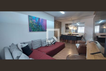 Sala de apartamento à venda com 3 quartos, 89m² em Vila Gilda, Santo André