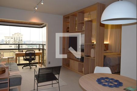 Sala de apartamento para alugar com 1 quarto, 50m² em Cerqueira César, São Paulo