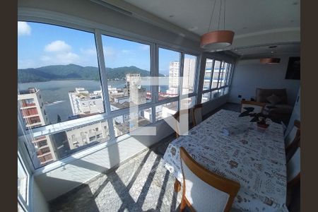 Sala de Jantar de apartamento para alugar com 3 quartos, 100m² em Itararé, São Vicente