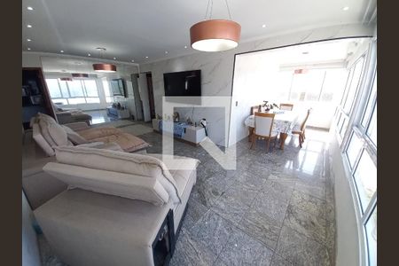 Sala de apartamento para alugar com 3 quartos, 100m² em Itararé, São Vicente