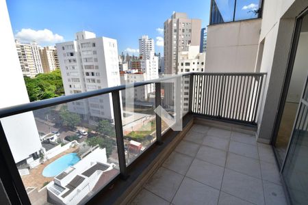 Sala - Sacada de apartamento à venda com 2 quartos, 100m² em Cambuí, Campinas