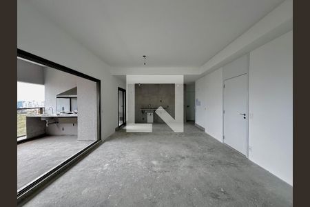 Sala  de apartamento à venda com 3 quartos, 136m² em Campo Belo, São Paulo