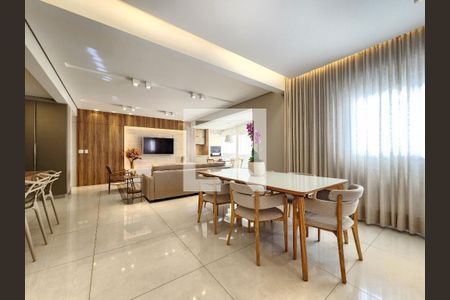 Sala de apartamento à venda com 2 quartos, 104m² em Vila da Serra, Nova Lima