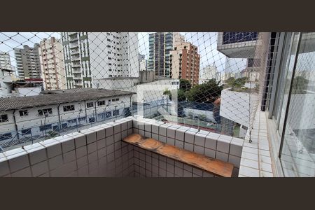 Varanda da Sala de apartamento para alugar com 3 quartos, 119m² em Santo Antônio, São Caetano do Sul