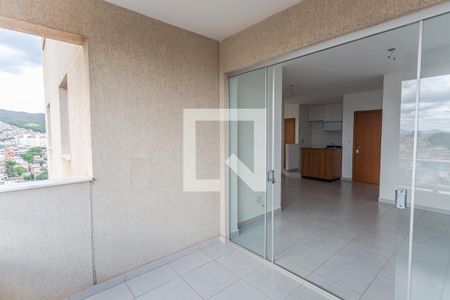 Varanda da Sala de apartamento para alugar com 2 quartos, 70m² em Serra, Belo Horizonte