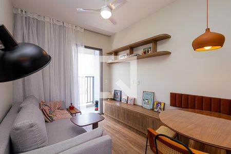 Sala de apartamento para alugar com 1 quarto, 33m² em Bela Vista, São Paulo