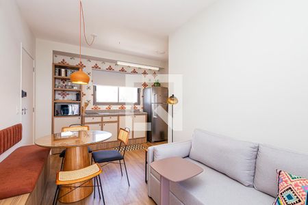 Sala de apartamento para alugar com 1 quarto, 33m² em Bela Vista, São Paulo