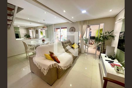 Sala de casa de condomínio à venda com 3 quartos, 114m² em Engordadouro, Jundiaí