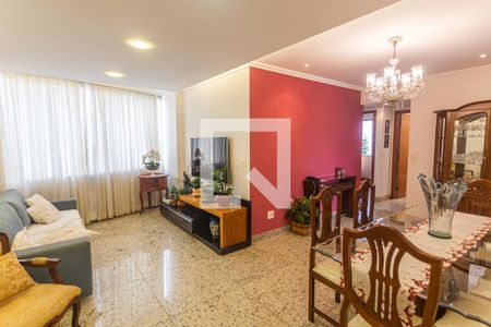 Sala de apartamento à venda com 3 quartos, 95m² em Cidade Nova, Belo Horizonte