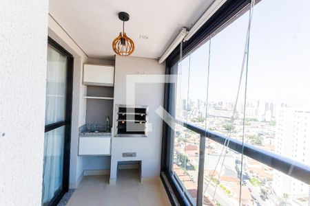 Varanda  de apartamento para alugar com 2 quartos, 59m² em Parque das Nações, Santo André