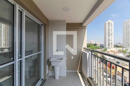 Varanda da Sala de apartamento à venda com 2 quartos, 46m² em Vila Formosa, São Paulo