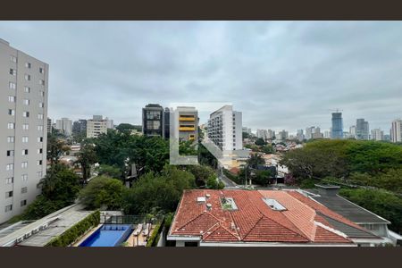 Vista da Varanda de apartamento à venda com 1 quarto, 70m² em Vila Madalena, São Paulo