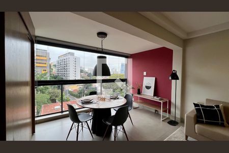 Varanda de apartamento à venda com 1 quarto, 70m² em Vila Madalena, São Paulo