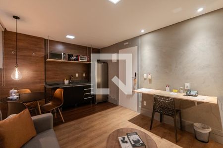 Sala de apartamento para alugar com 1 quarto, 36m² em Consolação, São Paulo